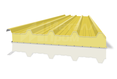 Сэндвич-панель бежевая для крыши