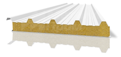 Сэндвич-панель белая для крыши [ГОСТ 30403-2012, ГОСТ 30247.1-94]