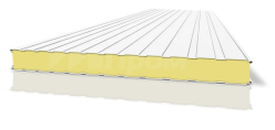 Сэндвич-панель трехслойная металлическая стеновая 120 мм ПИР (PIR)
