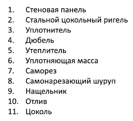 Узлы крепления