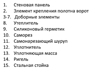 Узлы крепления